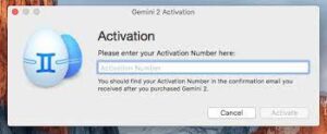 gemini 2 activation number